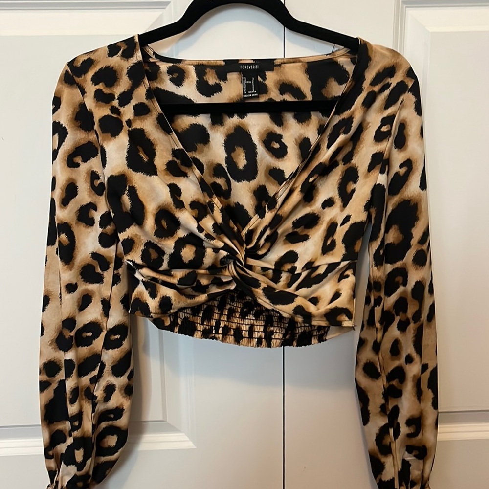 Cheetah Crop Top
